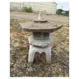 Japanese Yukimi Gaga Ishidoro Pagoda Lawn Ornament