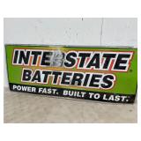 Interstate Batteries Metal Advertising Sign
