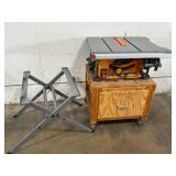 Rigid Table Saw, X-Stand & Rolling Wooden Cabinet