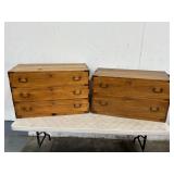 2 - Vintage Japanese Ko Tansu Chests