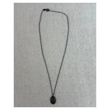 Vintage Sterling Silver Italy Marcasite Necklace