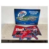 2 - Metal Beer Advertising Signs