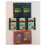 Sealed Baseball Trading Card Packs