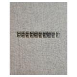 10 - Valcambi Suisse 1g .999 Fine Silver Bars
