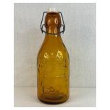 Antique Amber Milk Bottle