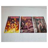 3 - Signed Vampirella Variant Comic Books