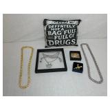 Lot of Jewelry & Bag