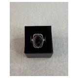 New Sterling Silver Amethyst Ring