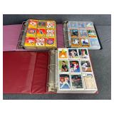 Lot of Baseball Trading Cards in Albums