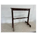 Wood Carved Quilt Stand