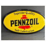 Large Pennzoil Advertisment Sign