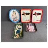 Vintage Coke & Pepsi Trays