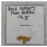 Gold Nuggets from Alaska ï¿½ .72 grams