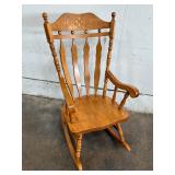 Solid Wood Rocking Chair