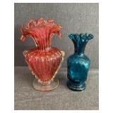 Vintage Art Glass Vases