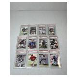 12 - PSA Grade 10 NFL Football Cards