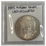 1885 Uncirculated Morgan Dollar