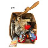 LARGE LOT OF VINTAGE TO ANTIQUE KITCHEN UTENSILS AND ITEMS, COOKIE CUTTERS, CAN/BOTTLE OPENERS, ETC.