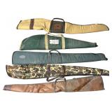 5 FABRIC GUN CASES (NEED CLEANING)