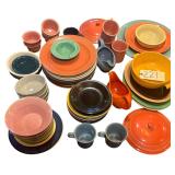 LARGE LOT OF FIESTA USA - SOME GOOD CONDITION, SOME CHIPPED/CRACKED/AS-IS