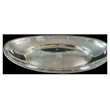 STERLING SILVER TRAY W/ "M" INSCRIBED IN MIDDLE - 6.97 TROY OUNCES