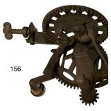 ANTIQUE CAST IRON APPLE PEELER BY E.C. HUDSON LEOMINSTER MASS