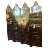FOUR-PANEL ORIENTAL ROOM DIVIDER