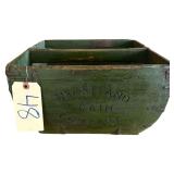 WOODEN “HEARTLAND GRAIN COMPANY” BOX