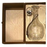 WILD TURKEY WEDGEWOOD CRYSTAL DECANTER