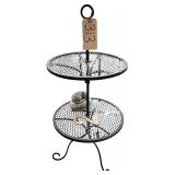 IRON 2-TIER STAND
