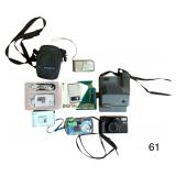POLAROID IMPULSE CAMERA, HP PHOTOS ART E317 CAMERA, QUICKSNAP WATERPROOF CAMERA, NIKON ONE TOUCH CAMERA, OREGON SCIENTIFIC CAMERA
