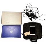 HP PAVILION LAPTOP, HP G72-250US NOTEBOOK, SAMSUNG TABLET - ALL AS-FOUND/UNTESTED; TAGUS COMPUTER CASE