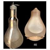 VINTAGE SHUR-STOP GLASS FIRE EXTINGUISHER, OTHER VINTAGE GLASS FIRE EXTINGUISHER