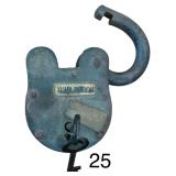 VINTAGE YUMA PRISON LOCK W/ 2 KEYS