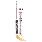 BUDWEISER ADVERTISING “FISHING BUD” ROD AND REEL BY JOHNSON, MOLSON ICE WOODEN ADVERTISING HOCKEY STICK