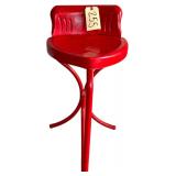 VINTAGE UNIQUE 3-LEG METAL OUTDOOR STOOL