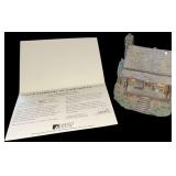 SMALL TERRY REDLIN THE "GOLDEN RETREAT" CABIN #8922/9500 SCULPTURE AUGUST 1994 W/ COA