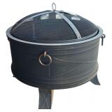 SOLID WOOD PORCH SWING IN GOOD CONDITION WITH CHAINS