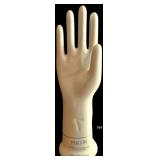 VINTAGE GENERAL PORCELAIN TRENTON, NJ 1986 GLOVE MOLD - RIGHT HAND