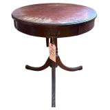 1-DRAWER WOODEN SIDE TABLE AS-FOUND/READY TO BE RESTORED