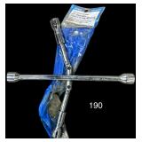 PITTSBURGH 14” STOWABLE FOUR-WAY LUG WRENCH