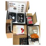 HWSTAR X6 LED HEADLIGHTS, FORENNER LED LIGHT TYPE:Q36 9007, PARTSAM TRAILER TAILLIGHTS, OTHER TRAILER TAILLIGHTS W/ REFLECTORS