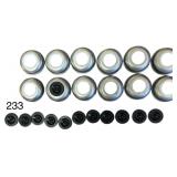 12 GREASE CAPS W/ 12 PLUGS