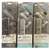 3 ANDERSEN STORM DOOR HANDLE SETS NEW IN PACKAGING