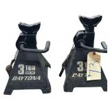 PAIR OF 3-TON DAYTONA JACK STANDS