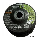 7 WARRIOR 4-1/2” ALUMINUM OXIDE GRINDING WHEELS