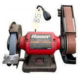 BAUER 2327E-B 8” GRINDER AND BELT SANDER COMBO
