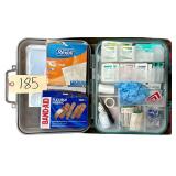 351-PIECE FIRST AID KIT W/ REXALL AND EXTRA BAND-AIDS