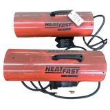 2 HEATFAST HF125G 125,000 BTU HEATERS