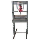 CENTRAL MACHINERY 20-TON HYDRAULIC SHOP PRESS W/ V-BENDER